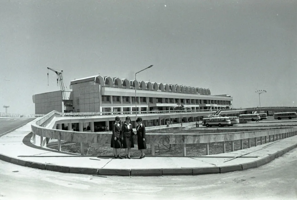 Новый аэропорт Манас в 1980 году